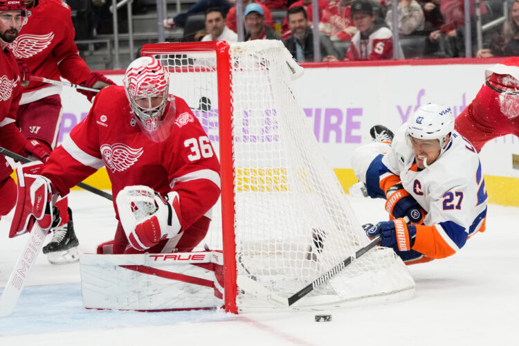 Shabanov has 2 goals and an assist, Sorokin stops 29 shots as Islanders beat Red Wings 5